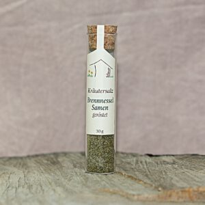 Kräutersalz Brennnesselsamen geröstet